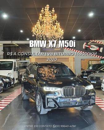 BMW X7 4.4 V8 GASOLINA M SPORT XDRIVE50I STEPTRONIC